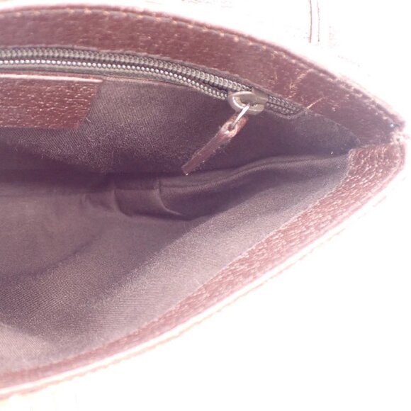 GUCCI Logo GG Pattern Mini Bum Body Bag Canvas Leather Brown SHW Italy 34EF284 - Picture 15 of 16